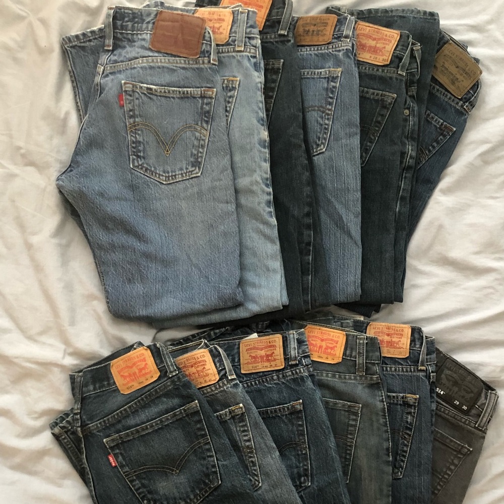 *SOLD* Lot of (12) Vintage Levi 514’s